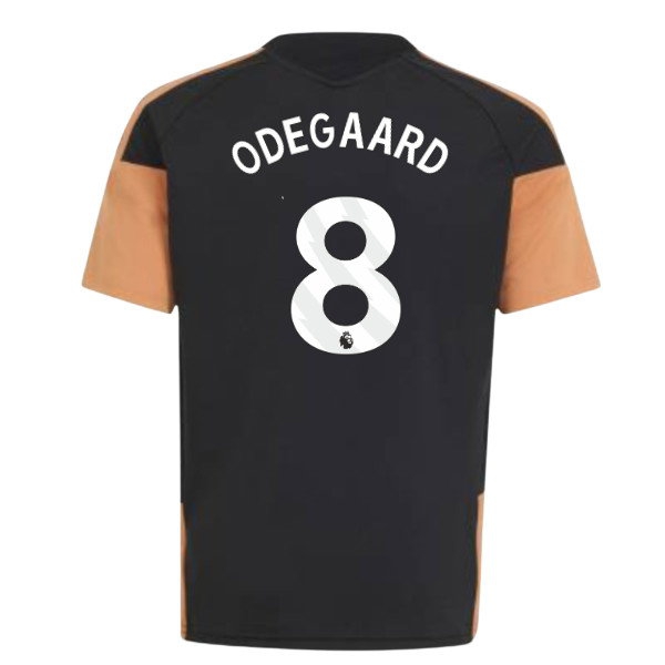 2026-2027 Arsenal Training Jersey (Black) - Kids (Odegaard 8) — Shop Online