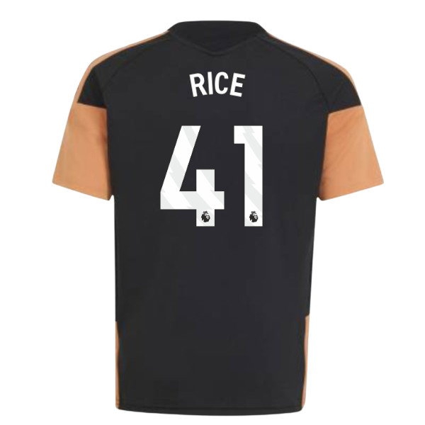 2026-2027 Arsenal Training Jersey (Black) - Kids (Rice 41) — Shop Online