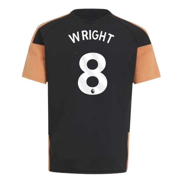2026-2027 Arsenal Training Jersey (Black) - Kids (Wright 8) — Buy Online