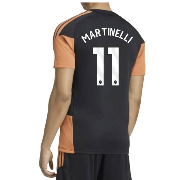 2026-2027 Arsenal Training Jersey (Black) (Martinelli 11) — Buy Now