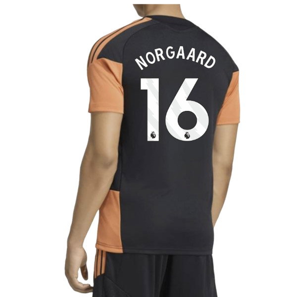 2026-2027 Arsenal Training Jersey (Black) (Norgaard 16) — Buy Now