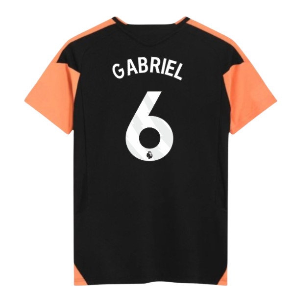 2026-2027 Arsenal Training Jersey (Black) - Womens (Gabriel 6) — Buy Online