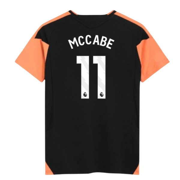 2026-2027 Arsenal Training Jersey (Black) - Womens (McCabe 11) — Shop Online