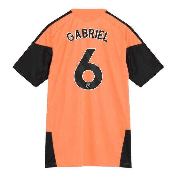2026-2027 Arsenal Training Jersey (Dusky Orange) (Gabriel 6) — Buy Online