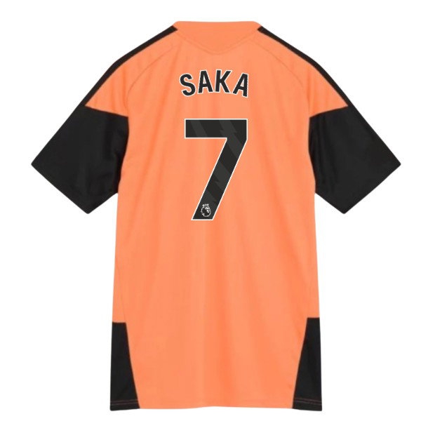 2026-2027 Arsenal Training Jersey (Dusky Orange) (Saka 7) — Buy Online