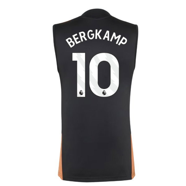 2026-2027 Arsenal Training Sleeveless Jersey (Black) (Bergkamp 10) — Buy Now