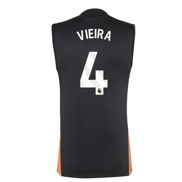 2026-2027 Arsenal Training Sleeveless Jersey (Black) (Vieira 4) — Buy Now