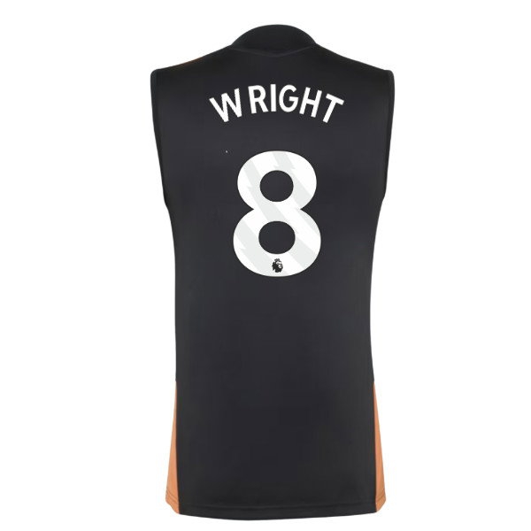 2026-2027 Arsenal Training Sleeveless Jersey (Black) (Wright 8) — Buy Now