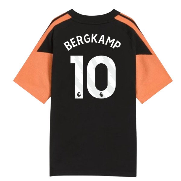2026-2027 Arsenal Training Tee (Black) - Kids (Bergkamp 10) — Buy Now