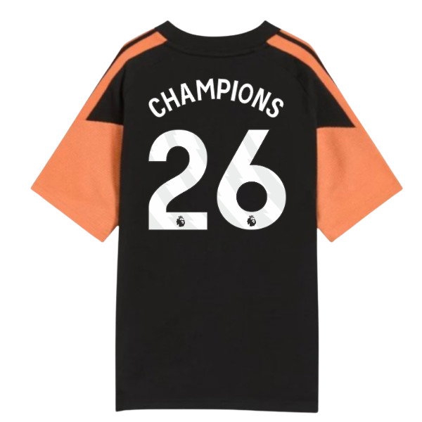 2026-2027 Arsenal Training Tee (Black) - Kids (Champions 26) — Buy Now