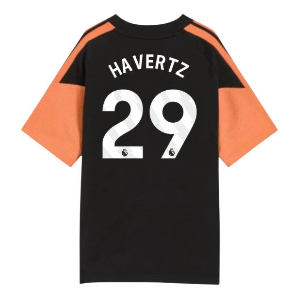 2026-2027 Arsenal Training Tee (Black) - Kids (Havertz 29) — Shop Online