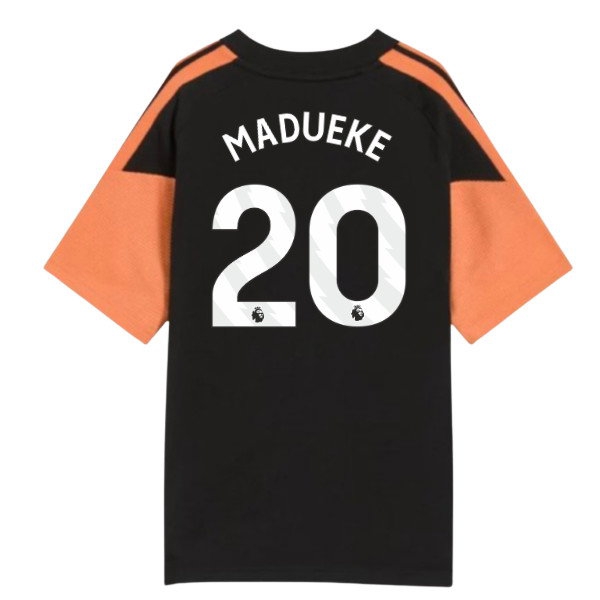 2026-2027 Arsenal Training Tee (Black) - Kids (Madueke 20) — Buy Now