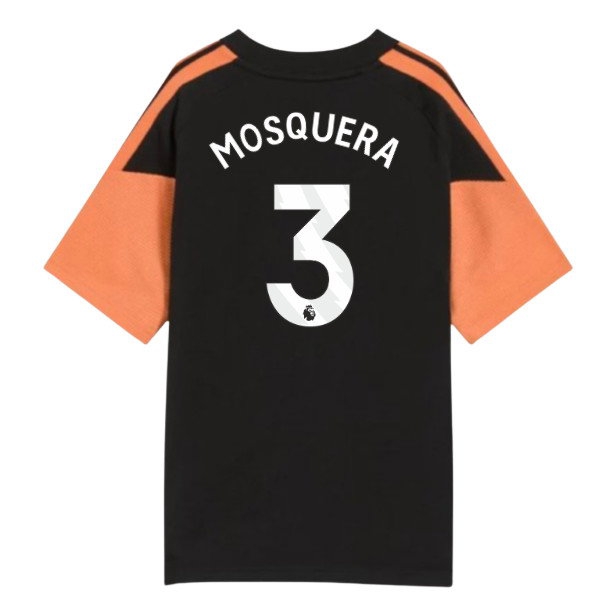 2026-2027 Arsenal Training Tee (Black) - Kids (Mosquera 3) — Buy Now