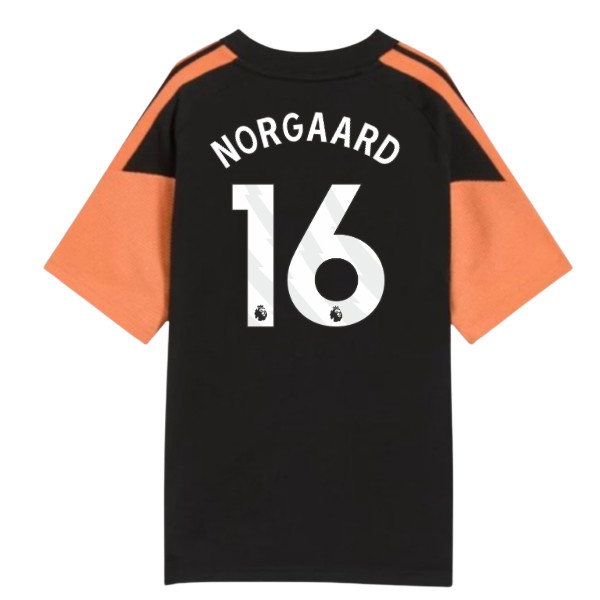 2026-2027 Arsenal Training Tee (Black) - Kids (Norgaard 16) — Buy Online