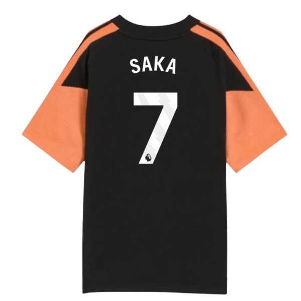 2026-2027 Arsenal Training Tee (Black) - Kids (Saka 7) — Shop Online
