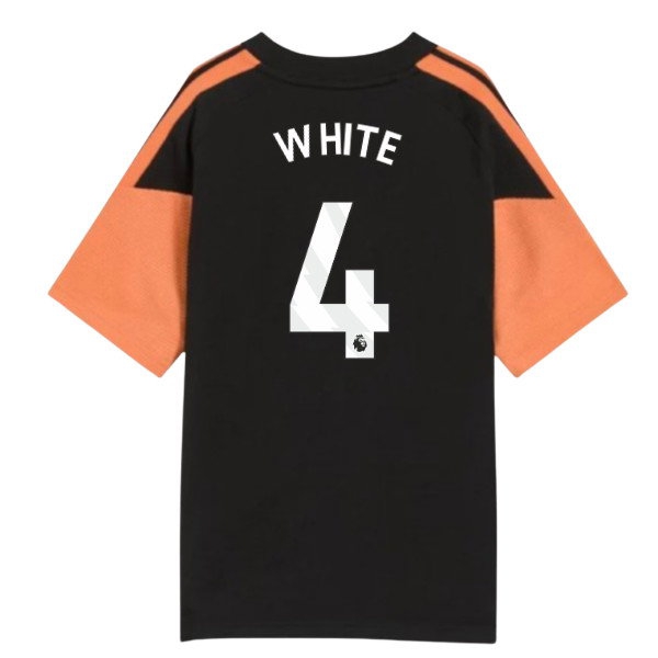 2026-2027 Arsenal Training Tee (Black) - Kids (White 4) — Buy Online