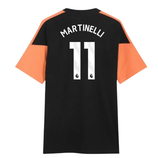 2026-2027 Arsenal Training Tee (Black) (Martinelli 11) — Buy Online
