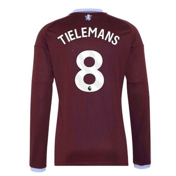 2026-2027 Aston Villa Long Sleeve Home Shirt (Tielemans 8) — Buy Now