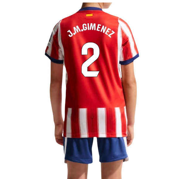 2026-2027 Atletico Madrid Home Shirt (Kids) (J.M.Gimenez 2) — Buy Now