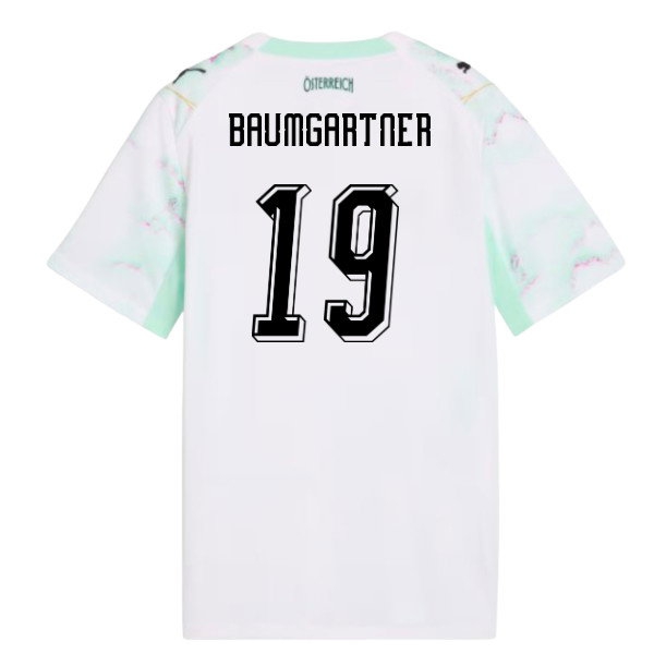2026-2027 Austria Away Shirt (Kids) (Baumgartner 19) — Buy Online