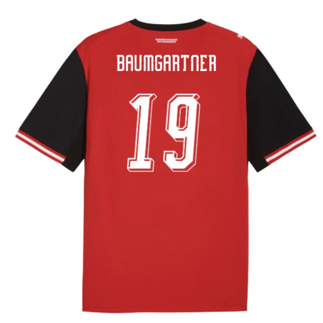 2026-2027 Austria Home Shirt (Baumgartner 19) — Buy Now