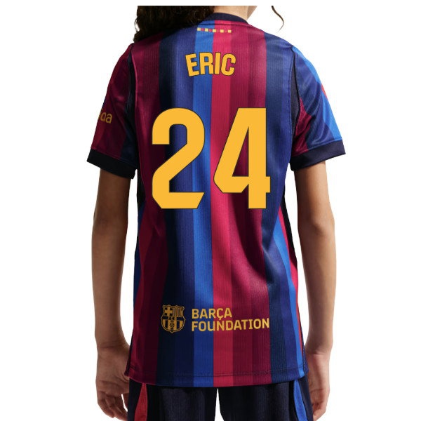 2026-2027 Barcelona Home Shirt (Kids) (Eric 24) — Buy Now