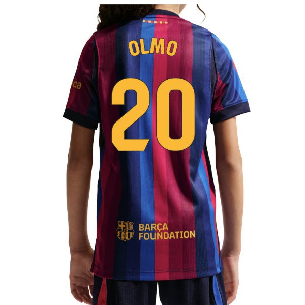 2026-2027 Barcelona Home Shirt (Kids) (Olmo 20) — Shop Now
