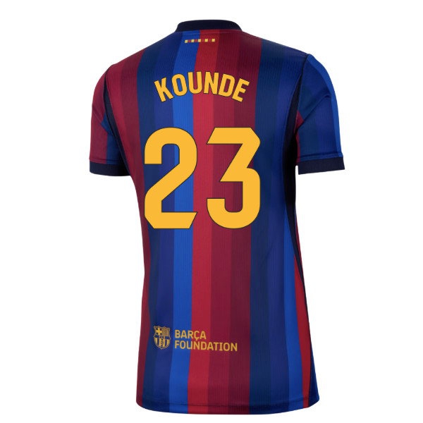 2026-2027 Barcelona Home Shirt (Womens) (Kounde 23) — Shop Now