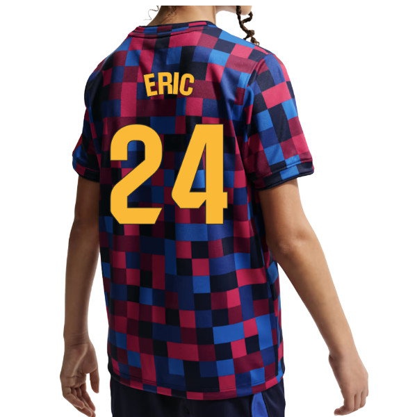 2026-2027 Barcelona Pre Match Shirt (Kids) (Eric 24) — Buy Online