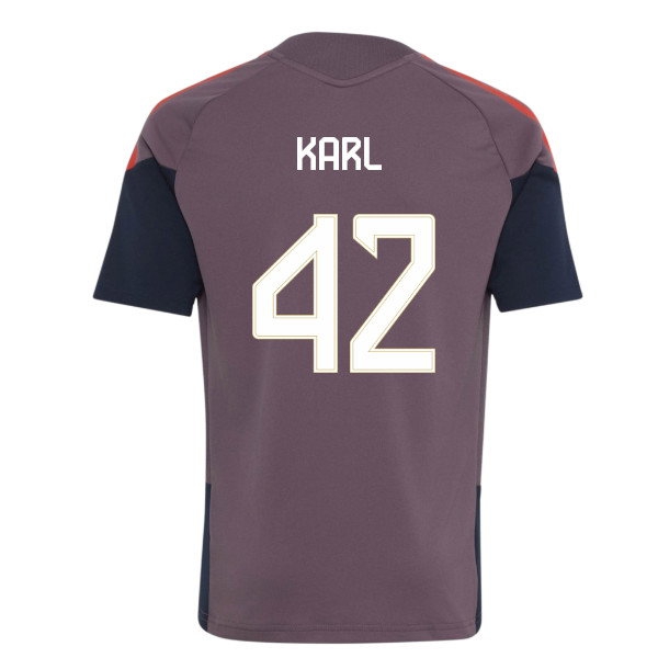 2026-2027 Bayern Munich EU Training Jersey (Shadow Fig) - Kids (Karl 42) — Shop Online
