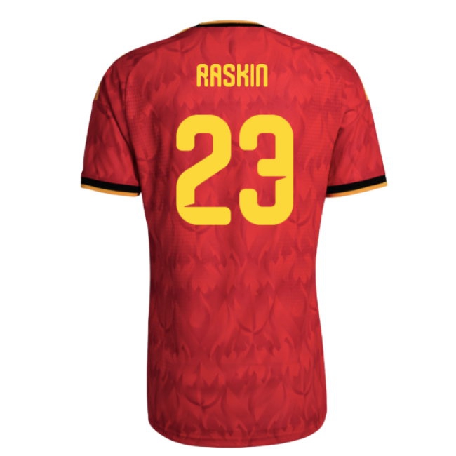 2026-2027 Belgium Player Version Home Shirt (Raskin 23) — Buy Online