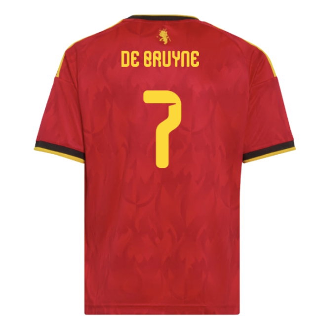 2026-2027 Belgium Home Shirt (Kids) (De Bruyne 7) — Shop Online