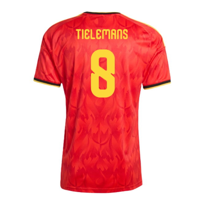 2026-2027 Belgium Home Shirt (Tielemans 8) — Shop Online