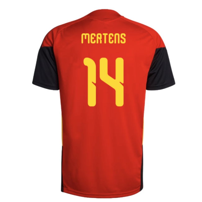 2026-2027 Belgium Training Jersey (Red) (Mertens 14) — Buy Online