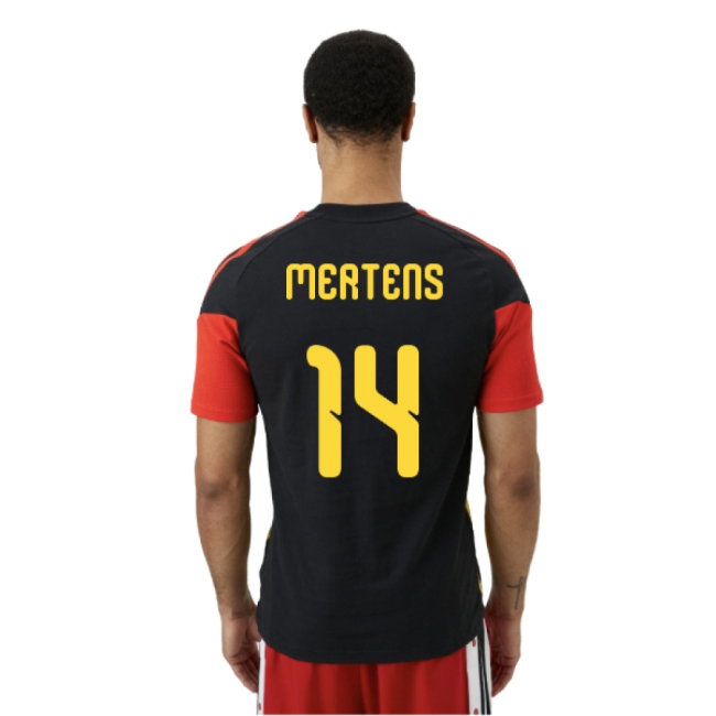 2026-2027 Belgium Training Tee (Black) (Mertens 14) — Shop Online
