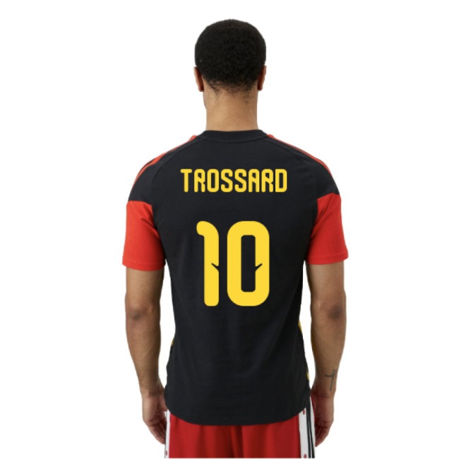 2026-2027 Belgium Training Tee (Black) (Trossard 10) — Buy Online