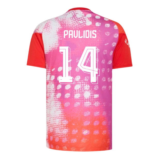 2026-2027 Benfica Pre-Match Shirt (Red) (Pavlidis 14) — Buy Now