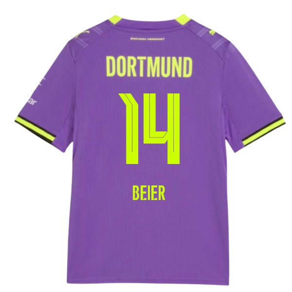 2026-2027 Borussia Dortmund Third Shirt (Kids) (Beier 14) — Buy Online