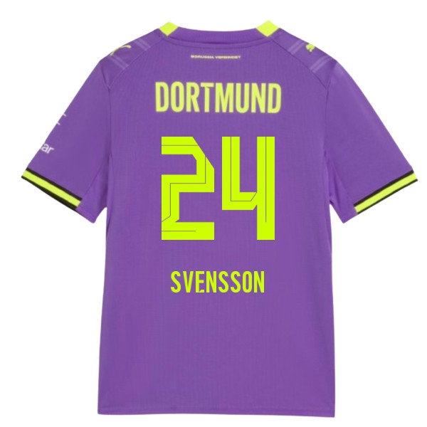 2026-2027 Borussia Dortmund Third Shirt (Kids) (Svensson 24) — Buy Online
