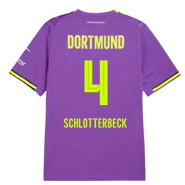 2026-2027 Borussia Dortmund Third Shirt (Schlotterbeck 4) — Buy Online