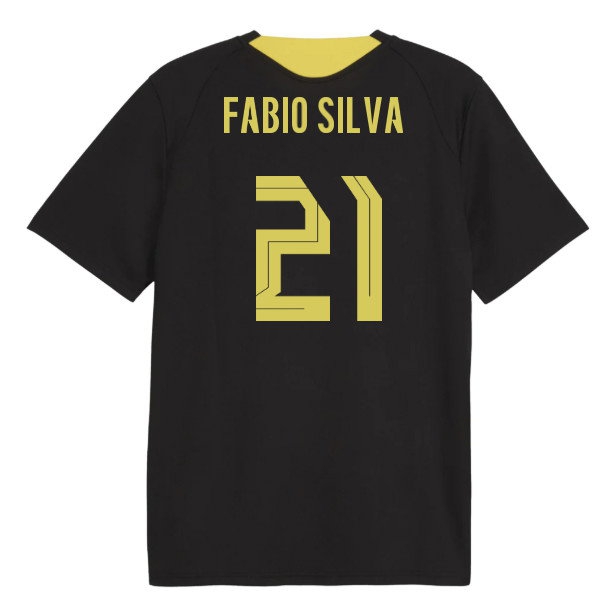 2026-2027 Borussia Dortmund Training Jersey (Black) (Fabio Silva 21) — Shop Online
