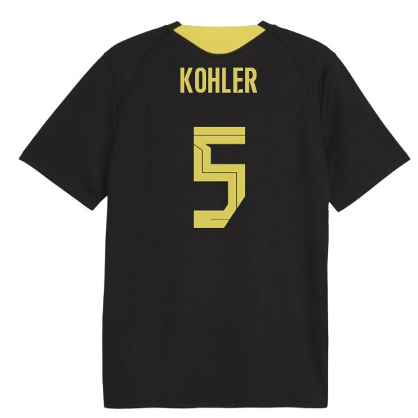 2026-2027 Borussia Dortmund Training Jersey (Black) (Kohler 5) — Buy Now