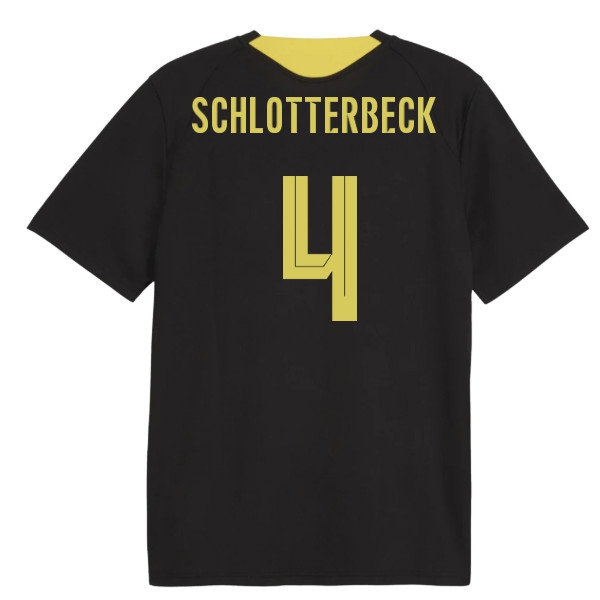 2026-2027 Borussia Dortmund Training Jersey (Black) (Schlotterbeck 4) — Buy Online