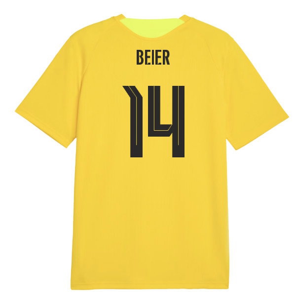 2026-2027 Borussia Dortmund Training Jersey (Yellow) (Beier 14) — Buy Now