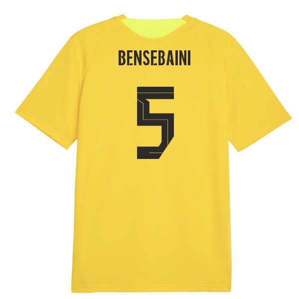 2026-2027 Borussia Dortmund Training Jersey (Yellow) (Bensebaini 5) — Shop Now