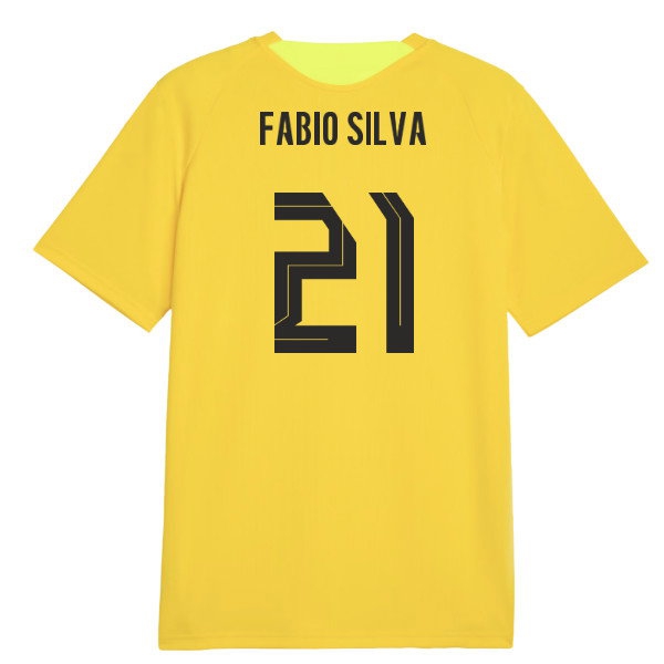 2026-2027 Borussia Dortmund Training Jersey (Yellow) (Fabio Silva 21) — Buy Now