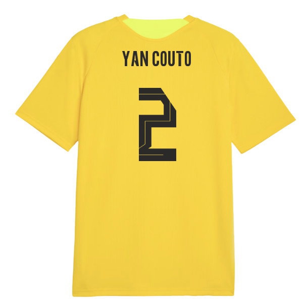 2026-2027 Borussia Dortmund Training Jersey (Yellow) (Yan Couto 2) — Buy Now
