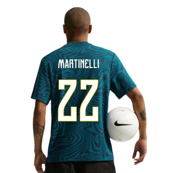 2026-2027 Brazil Primary Dri-Fit Shirt (Geode Teal) (Martinelli 22) — Shop Now
