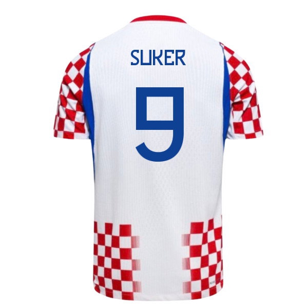 2026-2027 Croatia Aero-Fit Player Version Match Home Shirt (Suker 9) — Shop Now