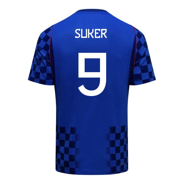 2026-2027 Croatia Aero-Fit Match Player Version Away Shirt (Suker 9) — Buy Now